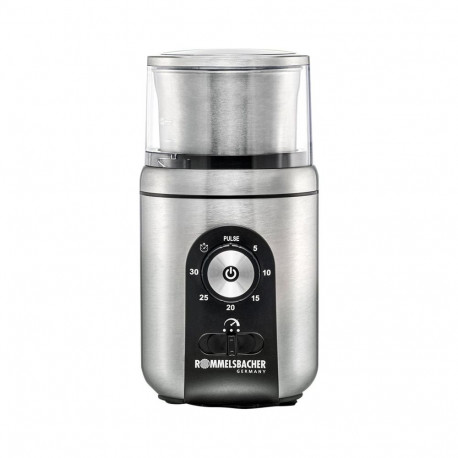 Rommelsbacher spice and coffee grinder EGK 250 stainless steel, 200 watts, timer
