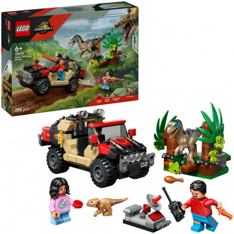 LEGO 76972 Jurassic World Raptor: Off-Road Chase, Construction Toy