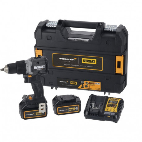 Akku-Schlagbohrschrauber DCD85MM2T, 18Volt, im McLaren Design (grau/schwarz, 2x Li-Ion XR Akku 4Ah, 