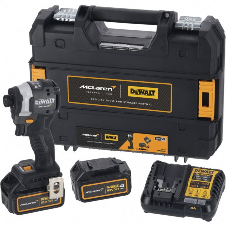 Akku-Schlagschrauber DCF85MM2T, 18Volt, 1/4", im McLaren Design (grau/schwarz, 2x Li-Ion XR Akk