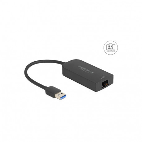 USB Typ-A Adapter zu 2,5 Gigabit (schwarz)
