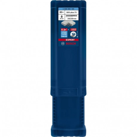 EXPERT Hammerbohrer SDS-plus-7X, Ø 8mm, 30 Stück (Arbeitslänge 200mm)