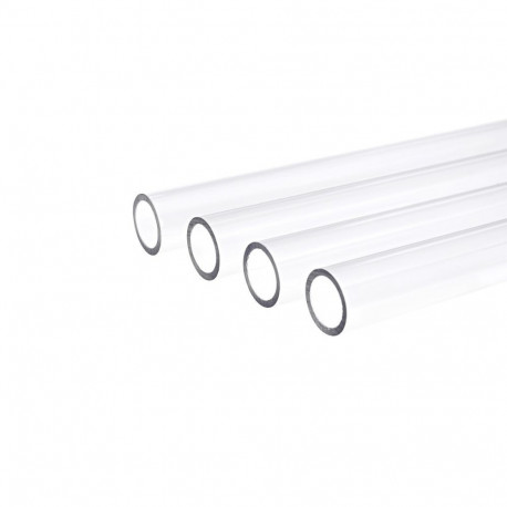 Alphacool ice pipe HardTube PETG pipe, 60cm 13/10mm, clear, 4-pack - 18513