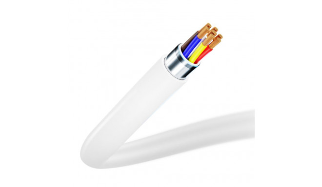 3mk Hyper Cable USB-A / micro USB 5V 2.4A 1.2m - white