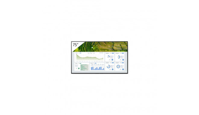 Sony FW-75BZ30L Signage Display Digital signage flat panel 190.5 cm (75") LCD Wi-Fi 440 cd/