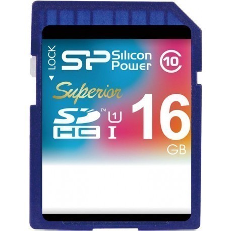 Silicon Power mälukaart SDHC 16GB Superior