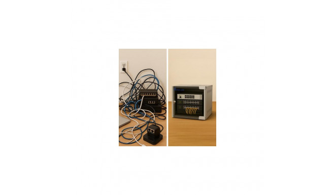 Extralink LITE 4U 10 280X310 WALL-MOUNTED RACKMOUNT CABINET GRAY Freestand/Wall/Floor mounted rack G