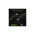 Green Cell KABGC07 lightning cable 1 m Black