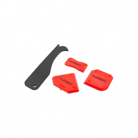 Silicone Smoothing Spatula Set with Cutter, ROCKFORCE, RF-5262, 4 pcs