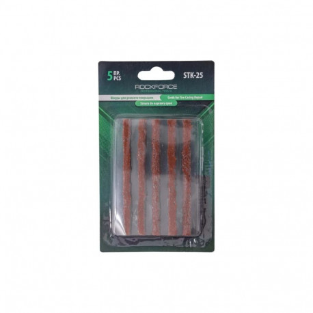 Rockforce Tire Repair Plug Kit RF-STK-25, 5 pcs, 10x0.7 cm, blister, tubeless