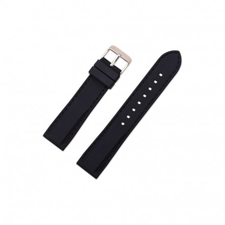 Kellarihm Trendybay Universaalne, 18mm, silikoon, must