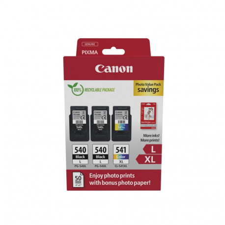 Tint Canon Photo Pack 2xPG-540L/CL-541XL must/värvi komplekt PIXMA MG2150/2250/3150/3250/3510/3550/3