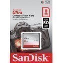 SanDisk memory card CF 8GB Ultra 50MB/s