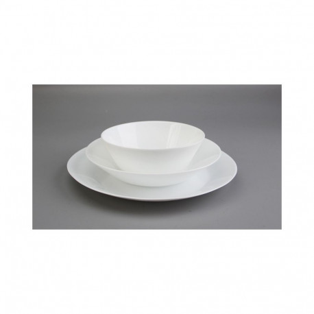PLATE FLAT 17.8CM WHITE