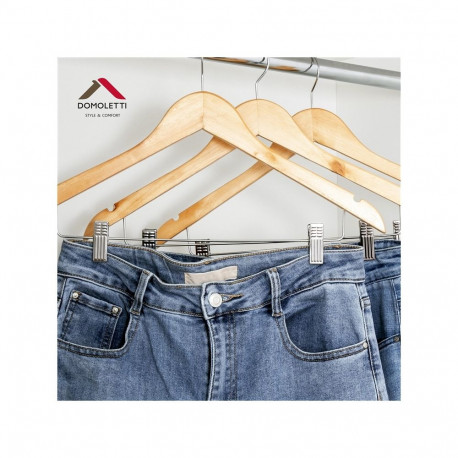 WOODEN HANGER LSN015-A NATURAL 2 PCS