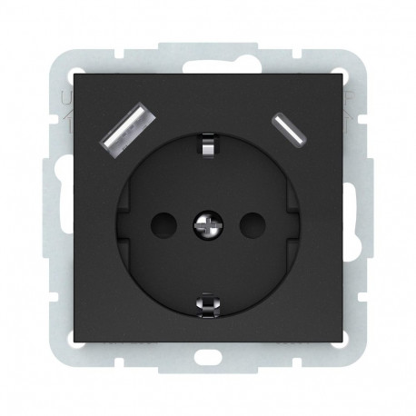 SOCKET USB-A+C must RP16-002-22/A+C QR