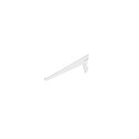 BRACKET ühepesaline 250 mm valge