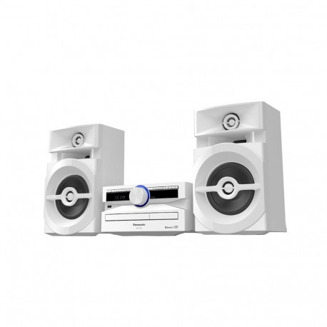 Mini muusikakeskus Panasonic CD,BT, 300W, valge