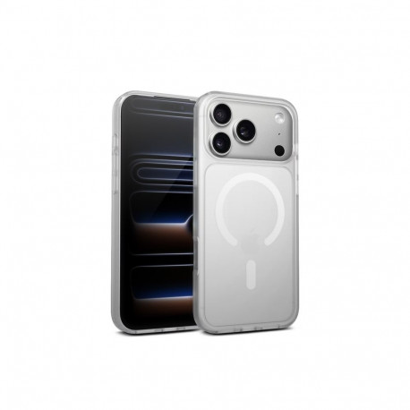 Case MagSafe iPhone 17 Pro Max White Hybrid Matte