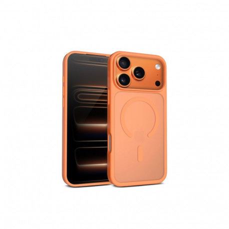Case MagSafe iPhone 17 Pro Max Orange Hybrid M