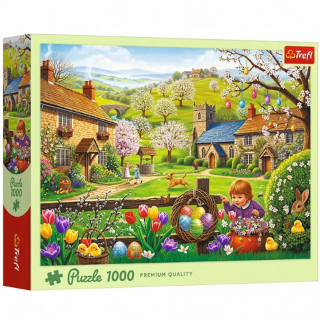 Puzzle - 1000 - Poszukiwanie wielkanocnych jajek -Trefl 10977