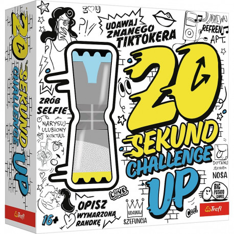 Gra planszowa 20 sekund challenge: nowe rozdanie Trefl 02903