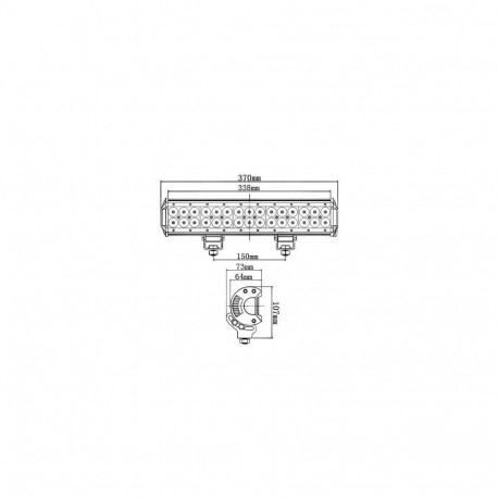 1923 Panel świetlny LED Noxon Bar Cree 90W D30