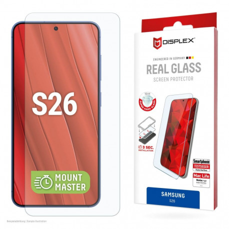 Samsung Galaxy S26 Real Screen Glass MM By Displex Transparent