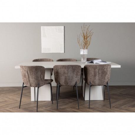 Söögitoa komplekt Olga&Modesto 6 tooli