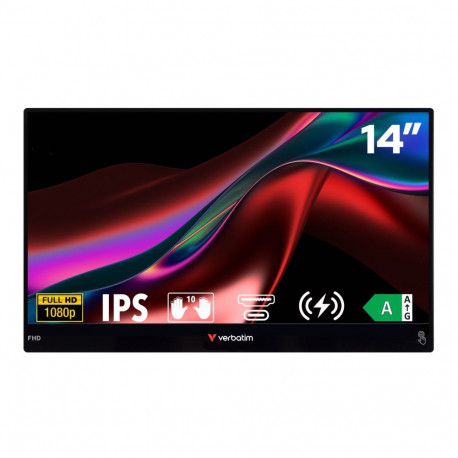 Verbatim kaasaskantav Full HD puuteekraaniga monitor Light akupank 5000mAh