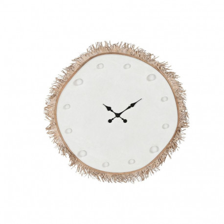 Wall Clock Home ESPRIT White Fibre MDF Wood Scandi 85 X 7 X 85 CM