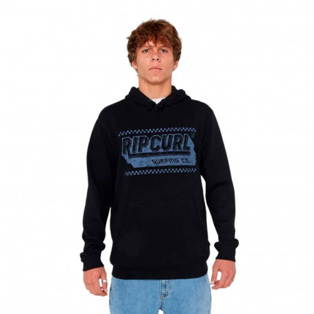 Men’s Hoodie Rip Curl Down The Line Hood Black - L