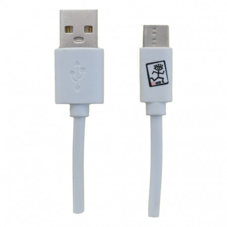 "2GO USB Lade-/Datenkabel USB Type-C 3.1 1m weiß PET-Box"