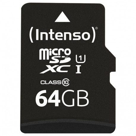 Intenso micro-SD-kaart 64GB SD-HC UHS-I jaemüügipakendis