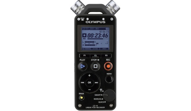 Olympus digital recorder LS-14 PCM, black