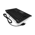 "KeySonic ACK-595C+ (US) Mini SoftSkin PS/2-USB black"