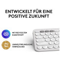 "Logitech PEBBLE KEYS 2 K380S TONAL WHITE"