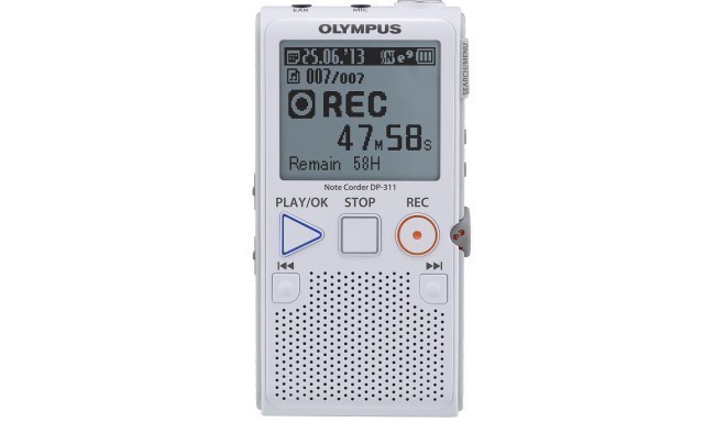 Olympus diktofon DP-311, valge