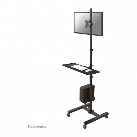 "Neomounts FPMA-MOBILE1700 mobiler Arbeitsplatz für PC. Flachbildschirm (max. 32""/81 cm). Tastatur 