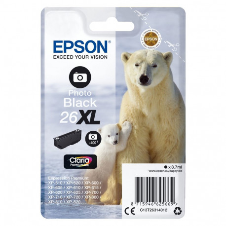 "Epson T2631 26XL Photo Black NEUE VERPACKUNG"