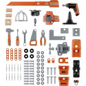 Smoby Black+Decker workbench with crane, children's tools