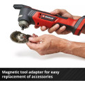 EINHELL Professional cordless multi-function tool TP-MG 18 Li BL-Solo, 18V red/black, without batter