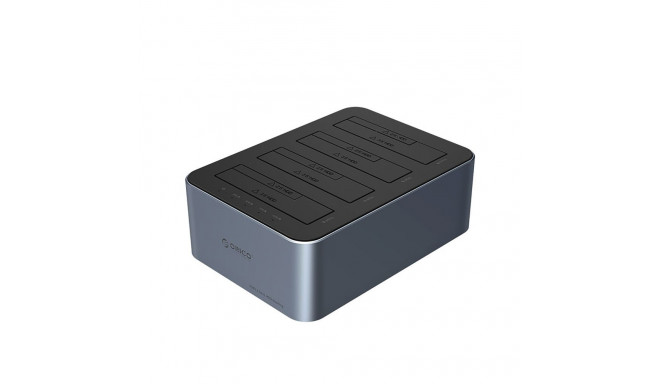 Orico 6646C3-C 4-Drive Docking Station with Offline Clone Function 2.5"/3.5" SATA HDD/SSD - Gray