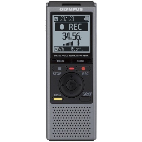 Olympus diktofon VN-731PC, hõbedane