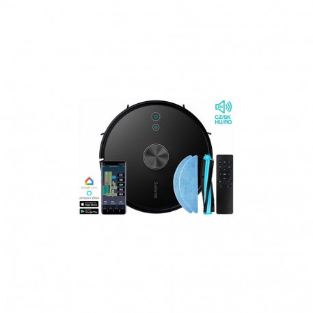 Salente L6 robot vacuum 0.6 L Bagless Black
