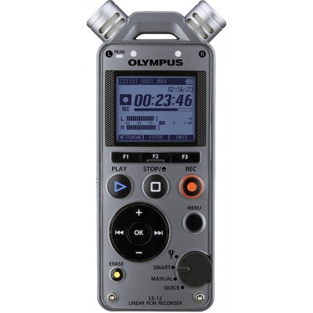 Olympus digital recorder LS-12 PCM, silver