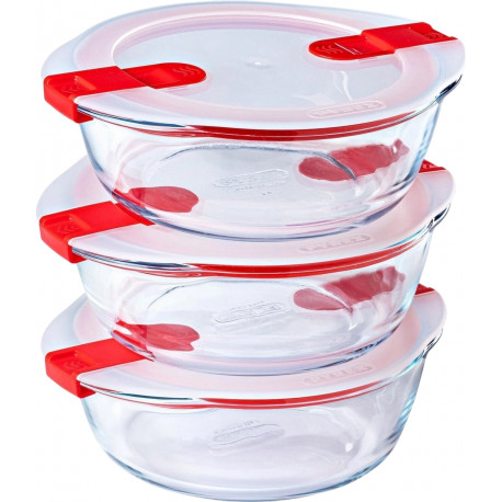 Pyrex lunch box Cook & Heat 1.1L 3pcs
