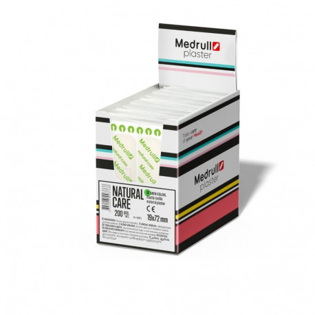 Haavaplaaster Medrull Natural Care 1,9*7,2cm 200tk/pk