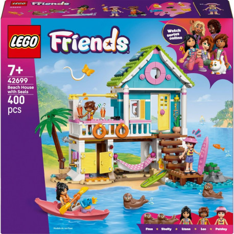 CONSTR LEGO BEACH HOUSE WITH SEALS 42699