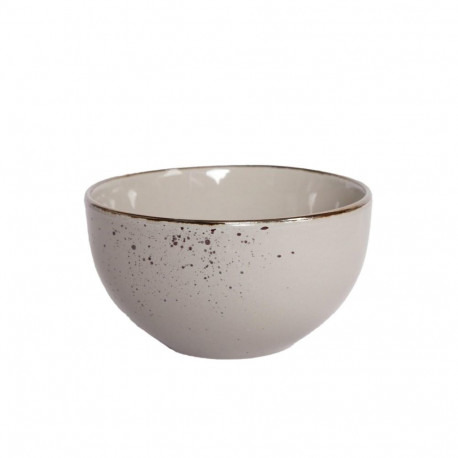 BOWL WITH SPECKLE BROWN 13.8CM 636ML